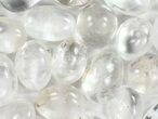 Lot: Polished Clear Quartz Pebbles - kg ( lbs) #77923-2